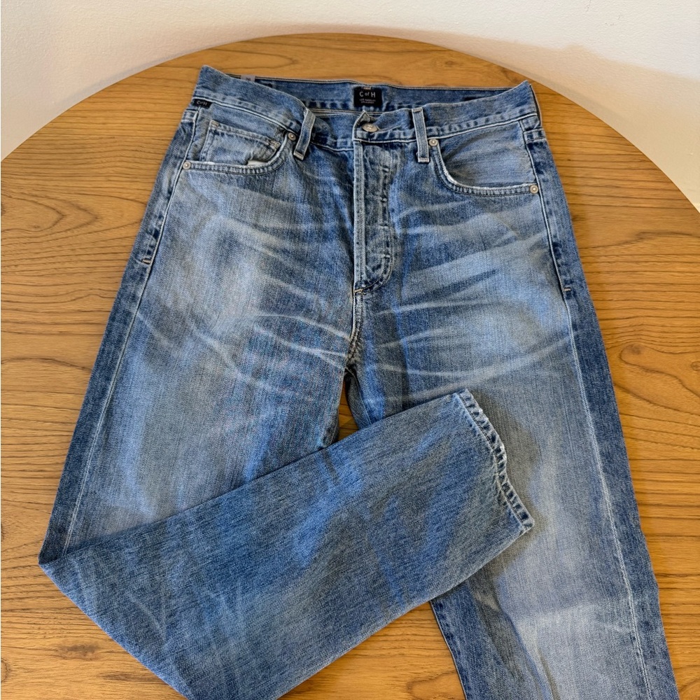 Citizens Of Humanity Light Blue Straight Leg Jeans